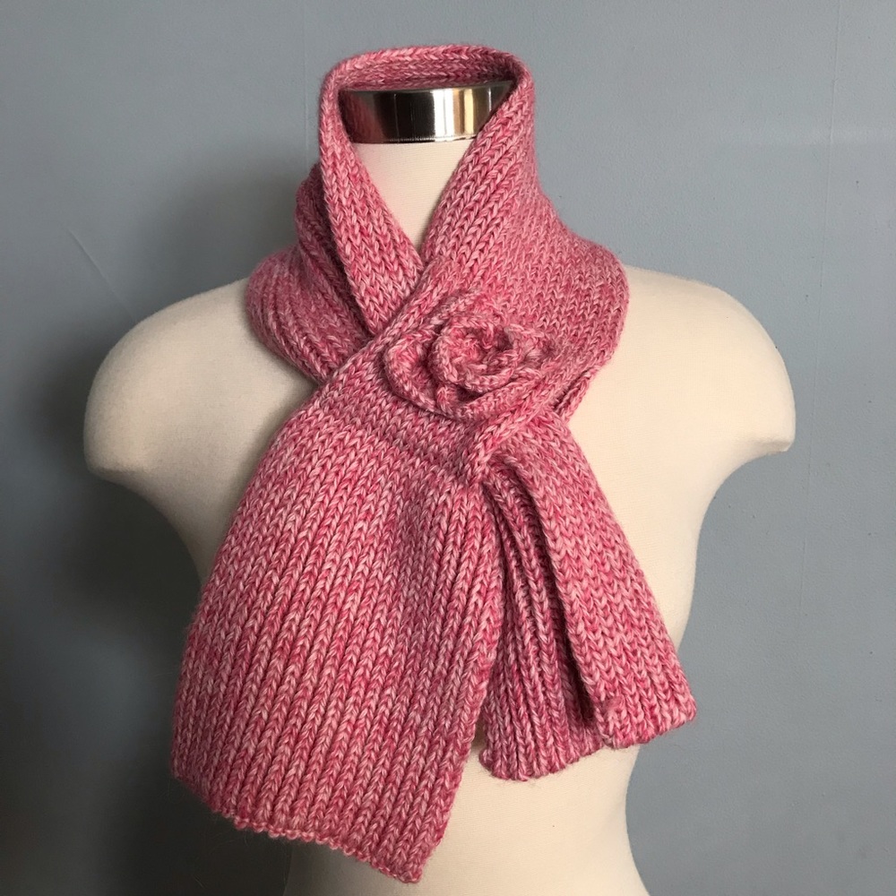 Banana Republic Pink Rose Scarf